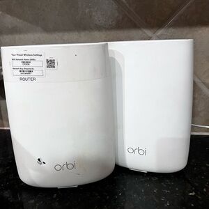 White Wireless Router System